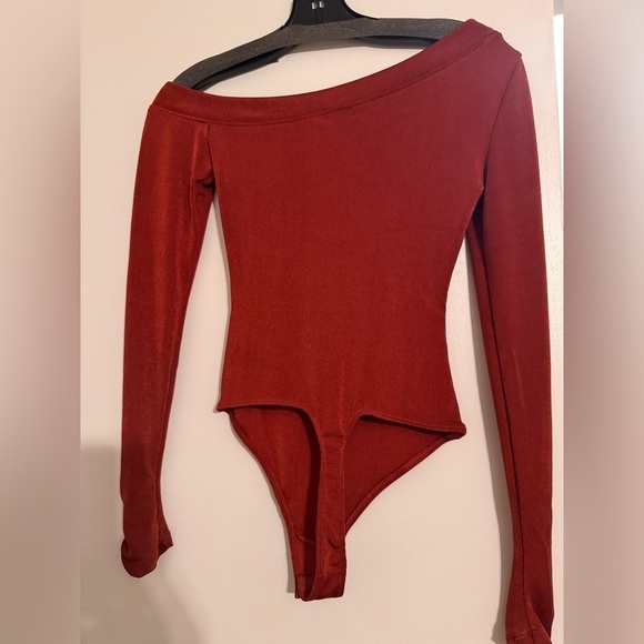 Free People Off shoulder That’s Hot Bodysuit. - Picture 9 of 13